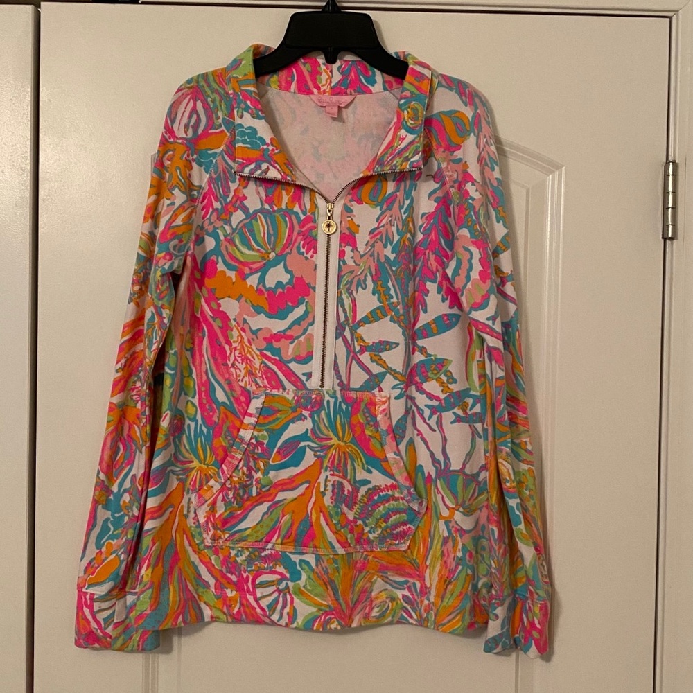 Lilly Pulitzer Scuba to Cuba Skipper Popover